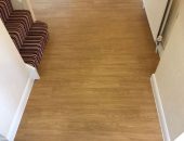 LVT fitted in a hallway